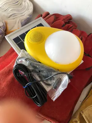 Solar Lamp With FM Radio and USB Charging