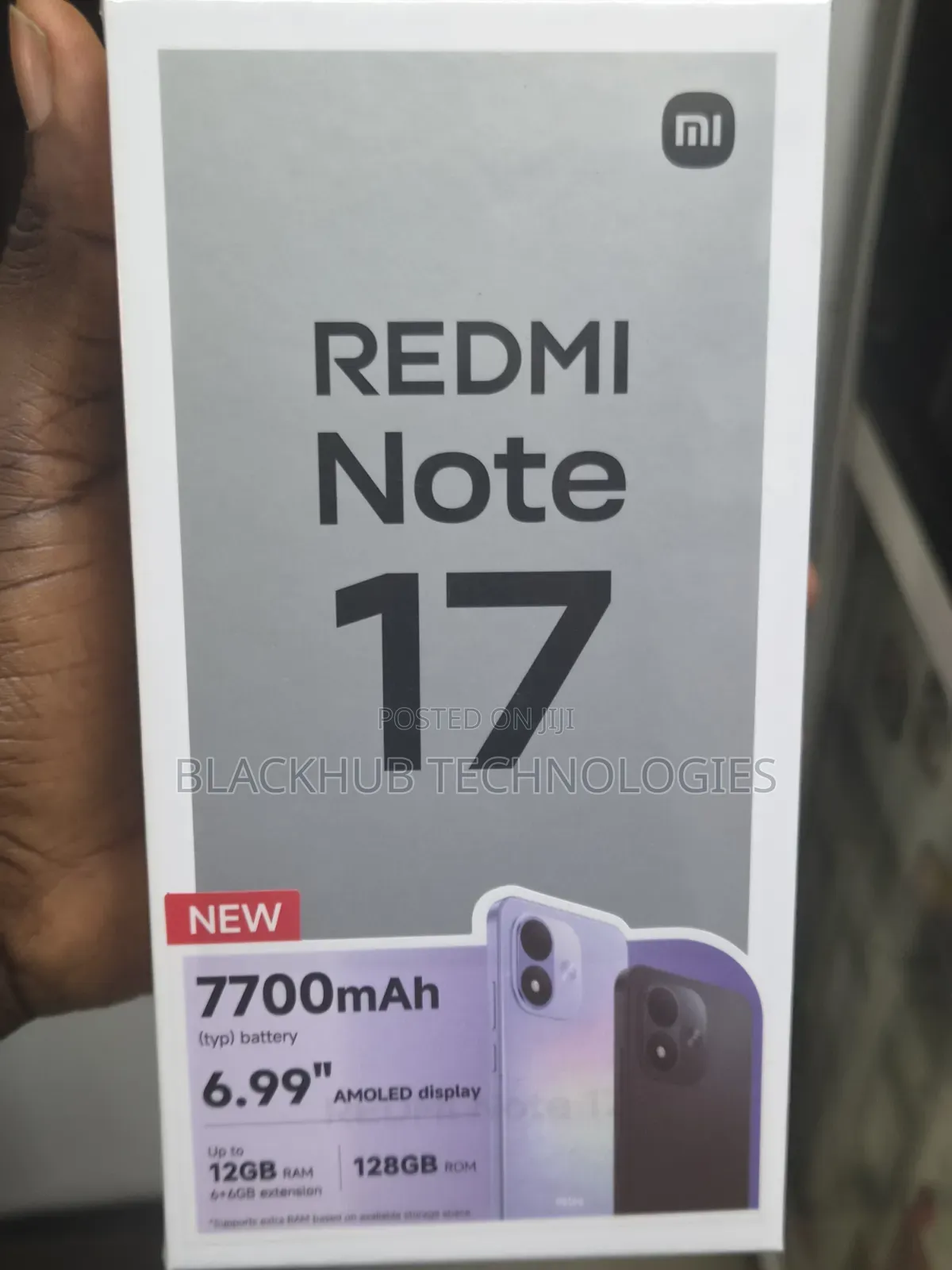 New Xiaomi Redmi Note 17 4G 128 GB Black
