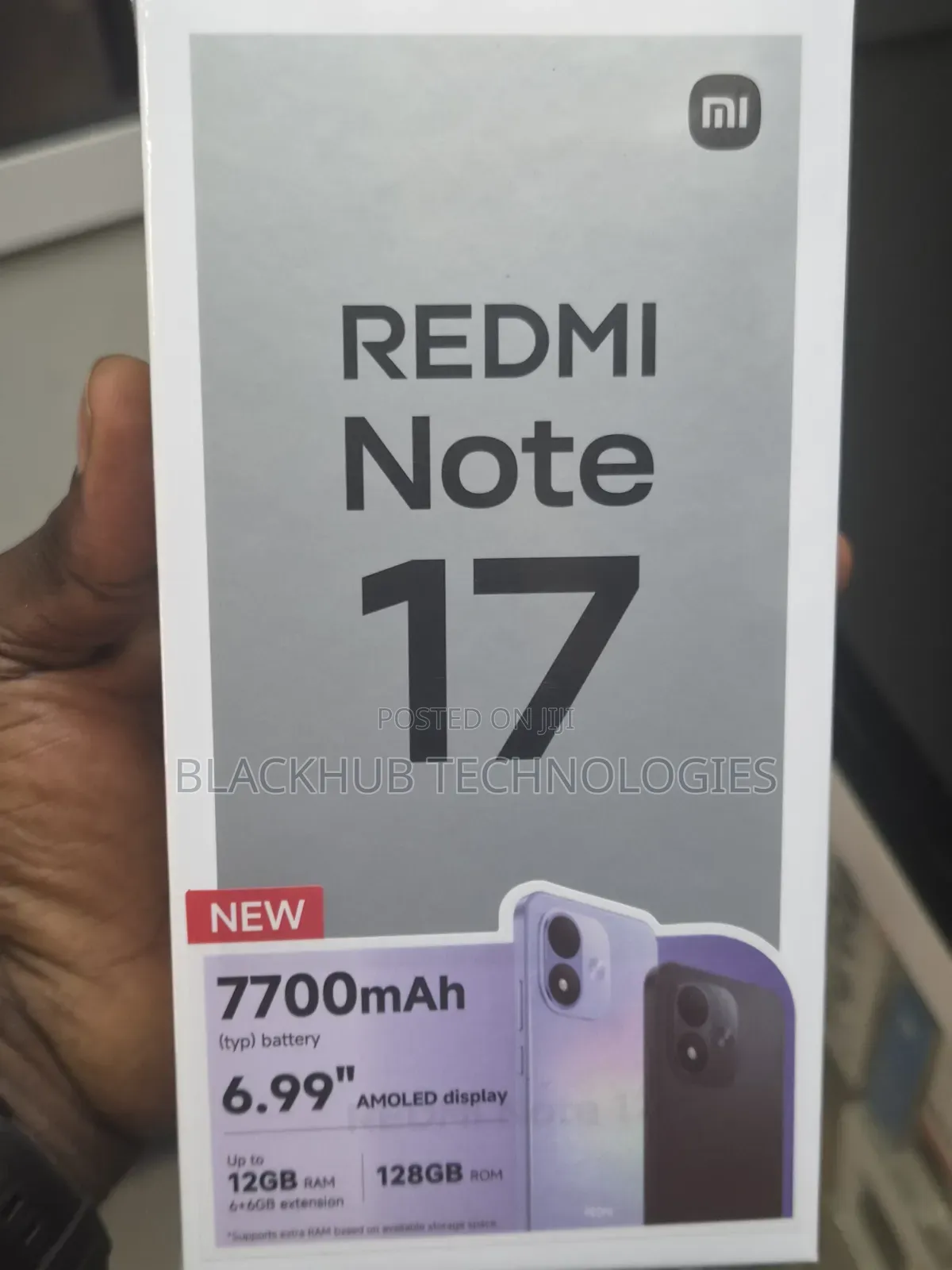 New Xiaomi Redmi Note 17 4G 128 GB Black