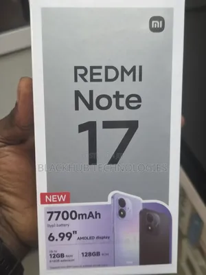 New Xiaomi Redmi Note 17 4G 128 GB Black