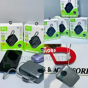 The Ultimate KE M10 Power Bank 20000mah With Built in Cables