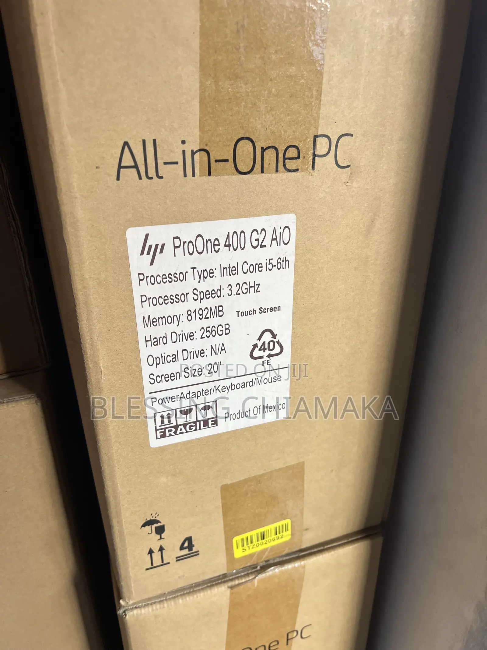 New Desktop Computer HP ProOne 400 G3 8GB Intel Core i5 HDD 1T