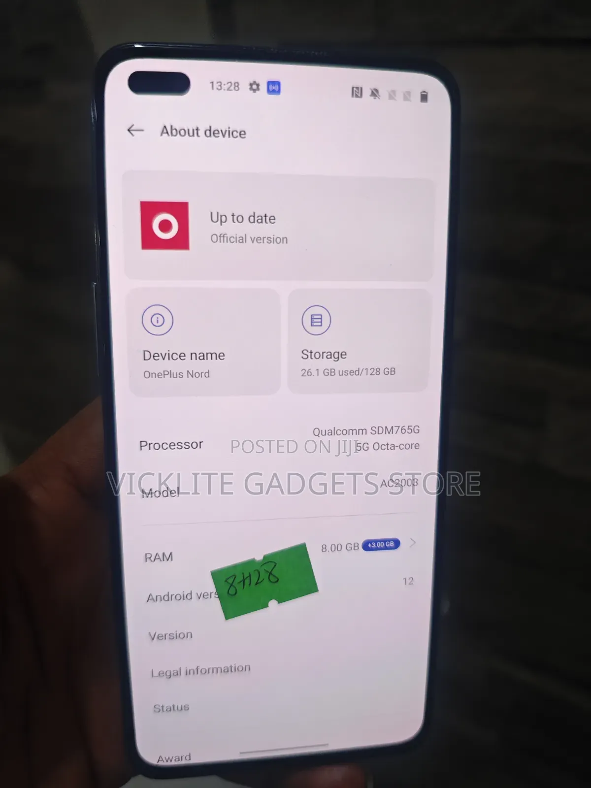 OnePlus Nord 128 GB Gray