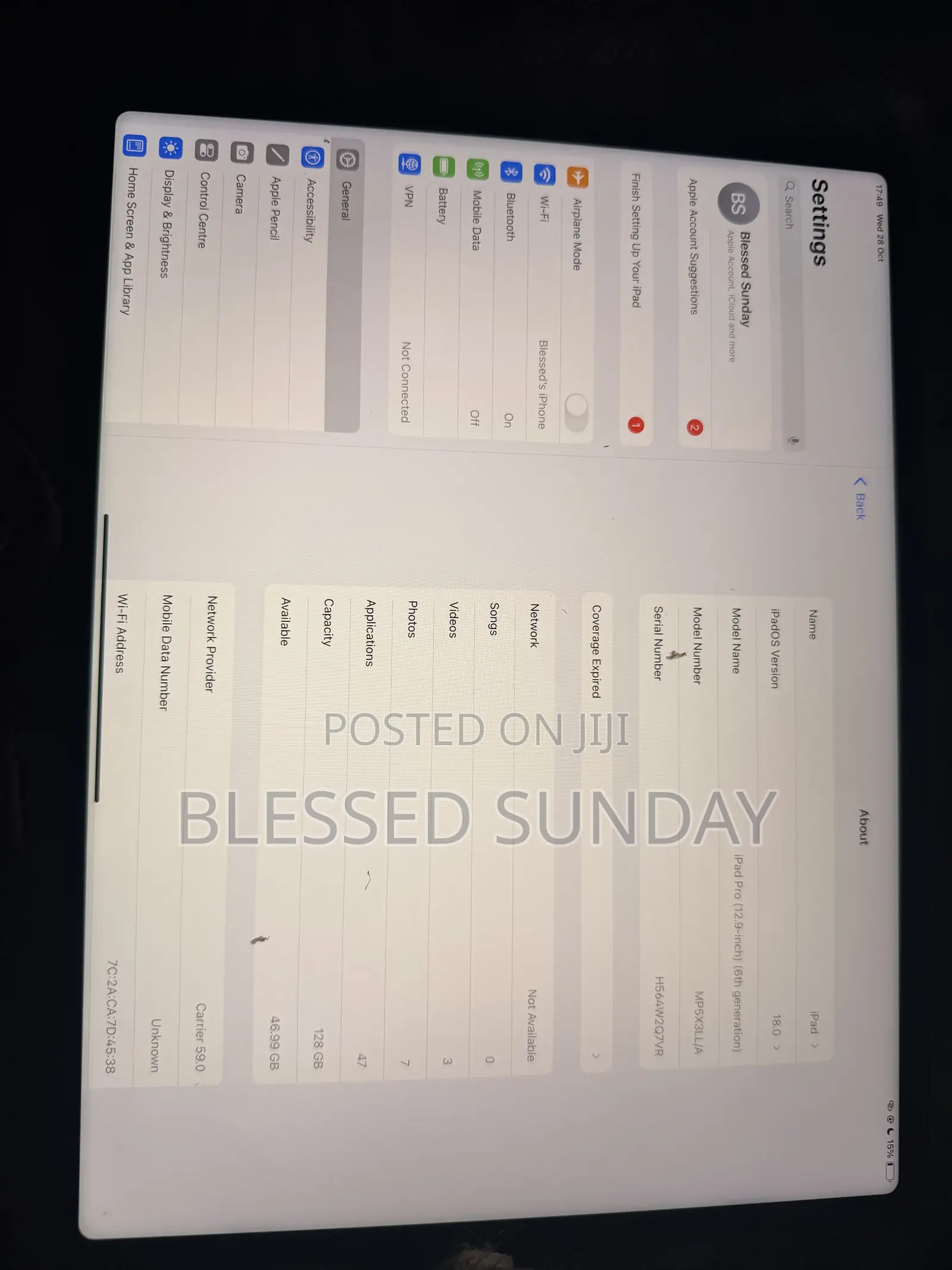 Apple iPad Pro (2022) 128 GB Silver
