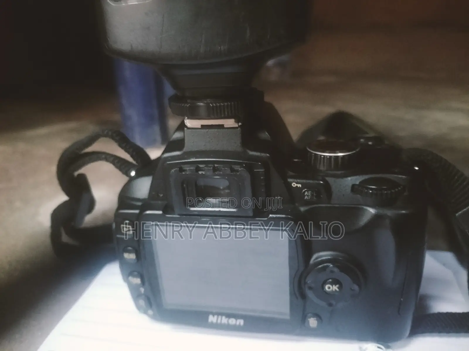 D90 Nikon Camera With External Flash
