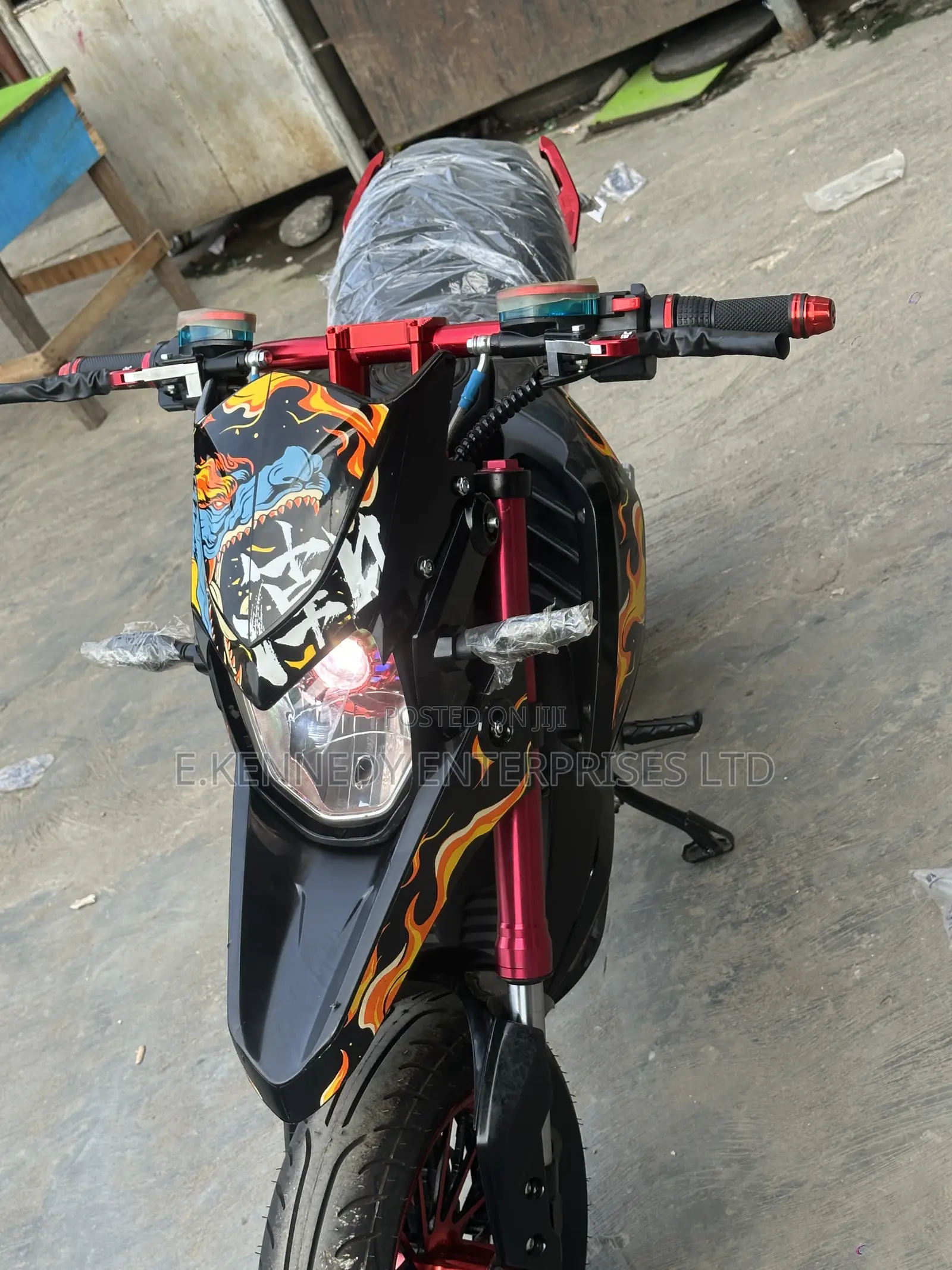 Professional Electric Power Bike With 72V Lithium Battery /Helmet