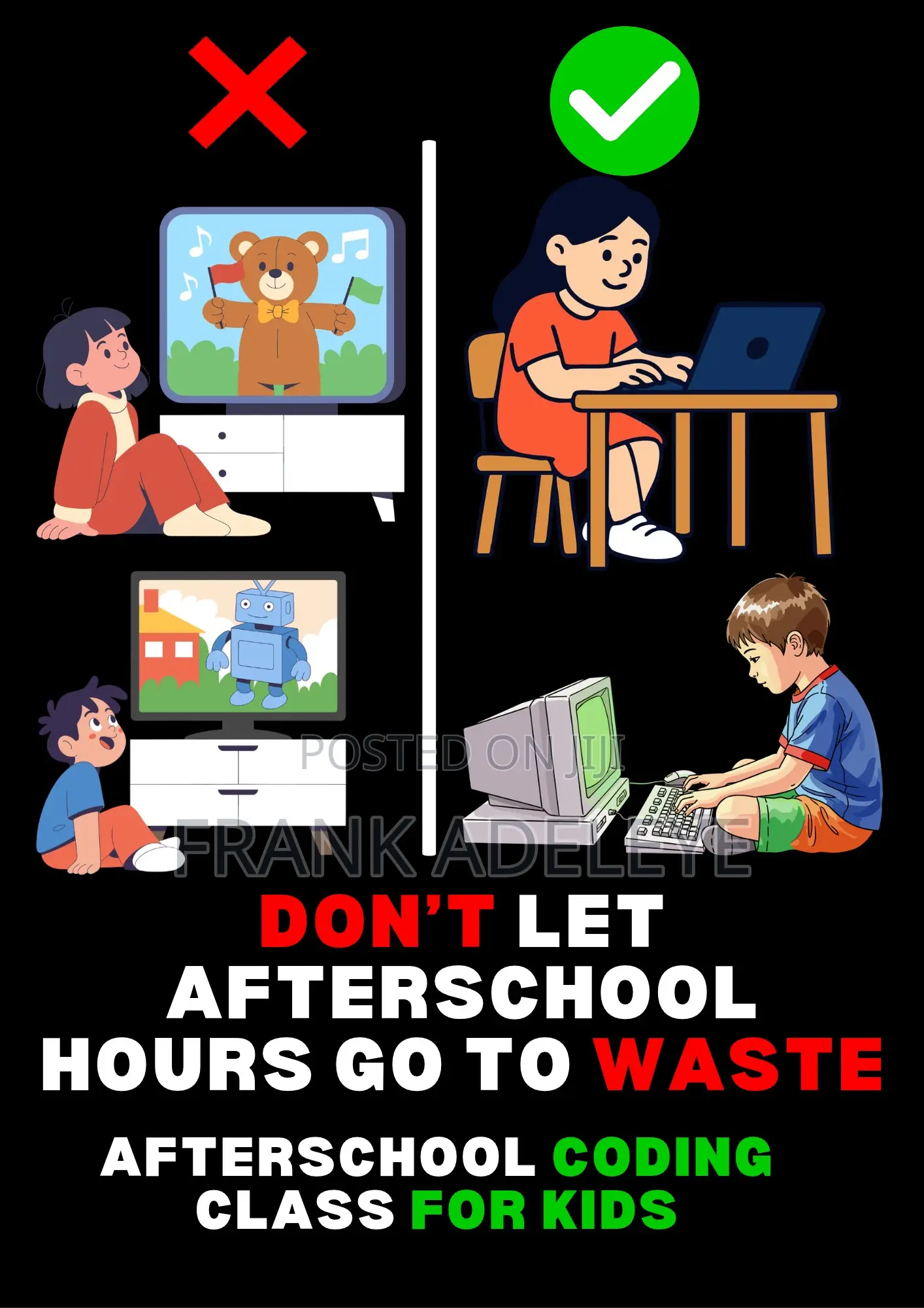 Don't Let After-School Hours Go to Waste! Coding Training