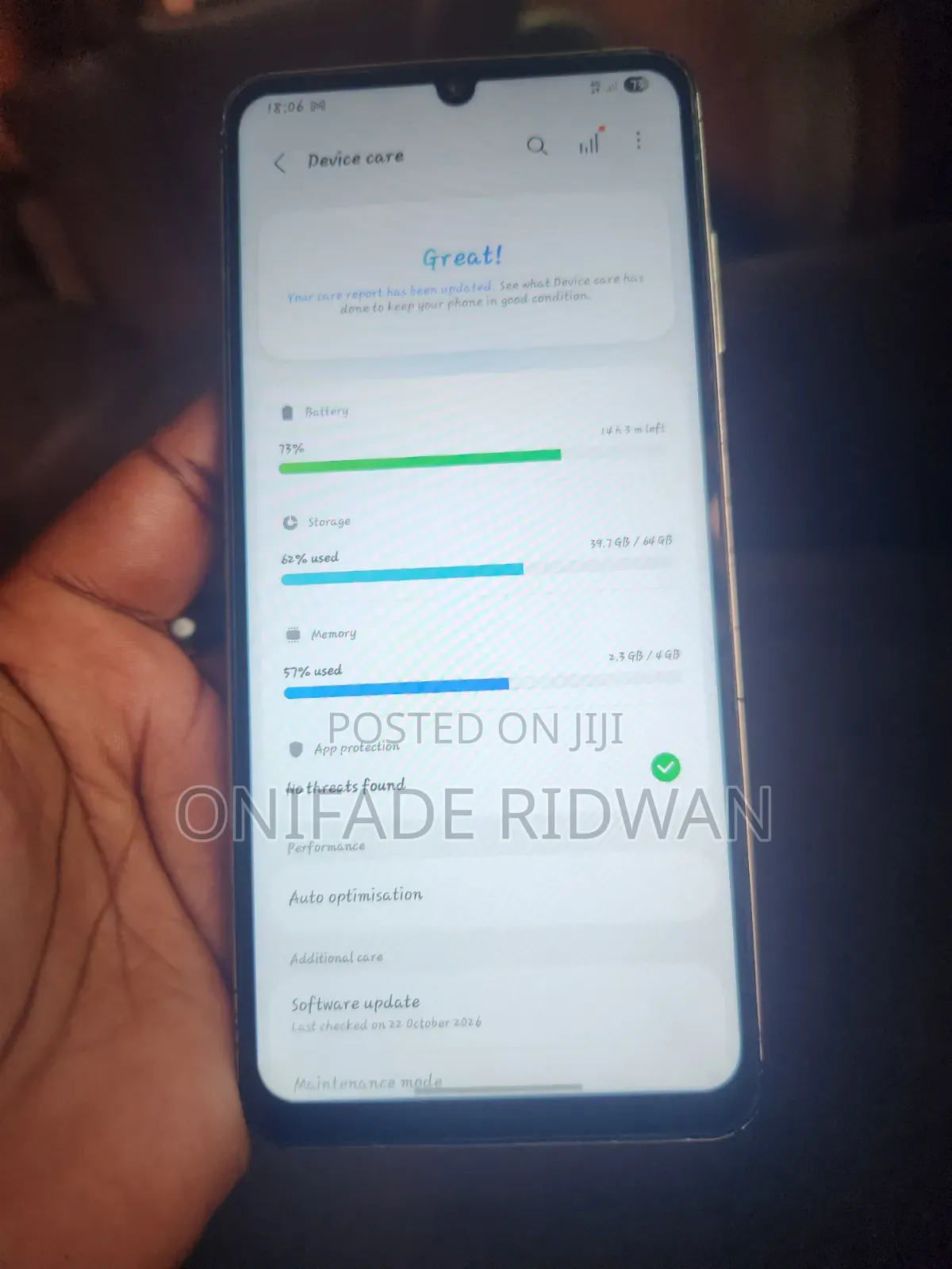 Samsung Galaxy A06 64 GB Gold