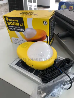Sun King Boom 3-in-1 Solar Lighting Solution for Daily Household Needs