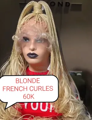 Blonde French Curls Wig