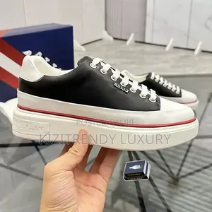 Bally-Lift Leather Plain Sneakers