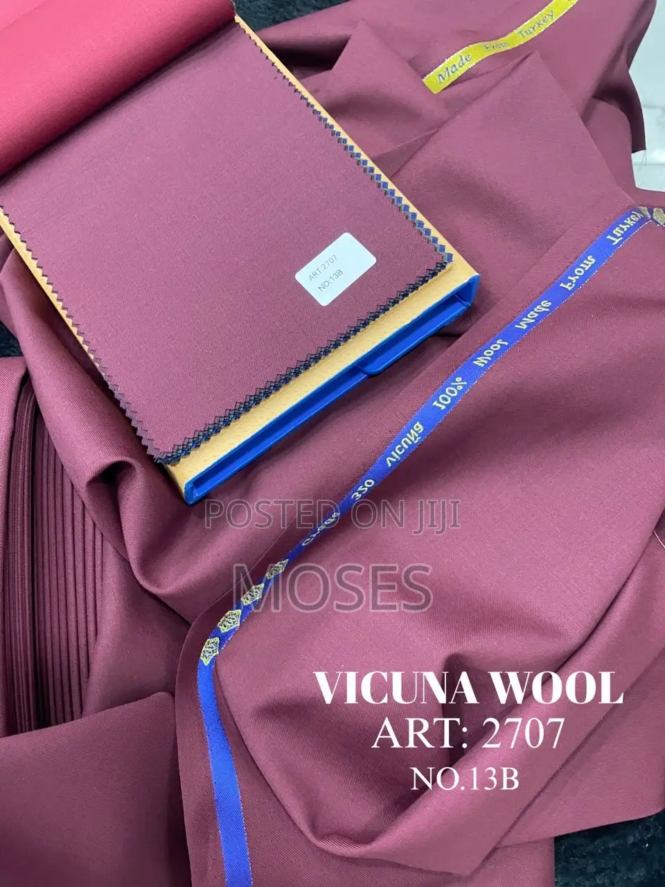 Original Vicunal Wool Grade 320-100% Turkish Wool-4 Yards