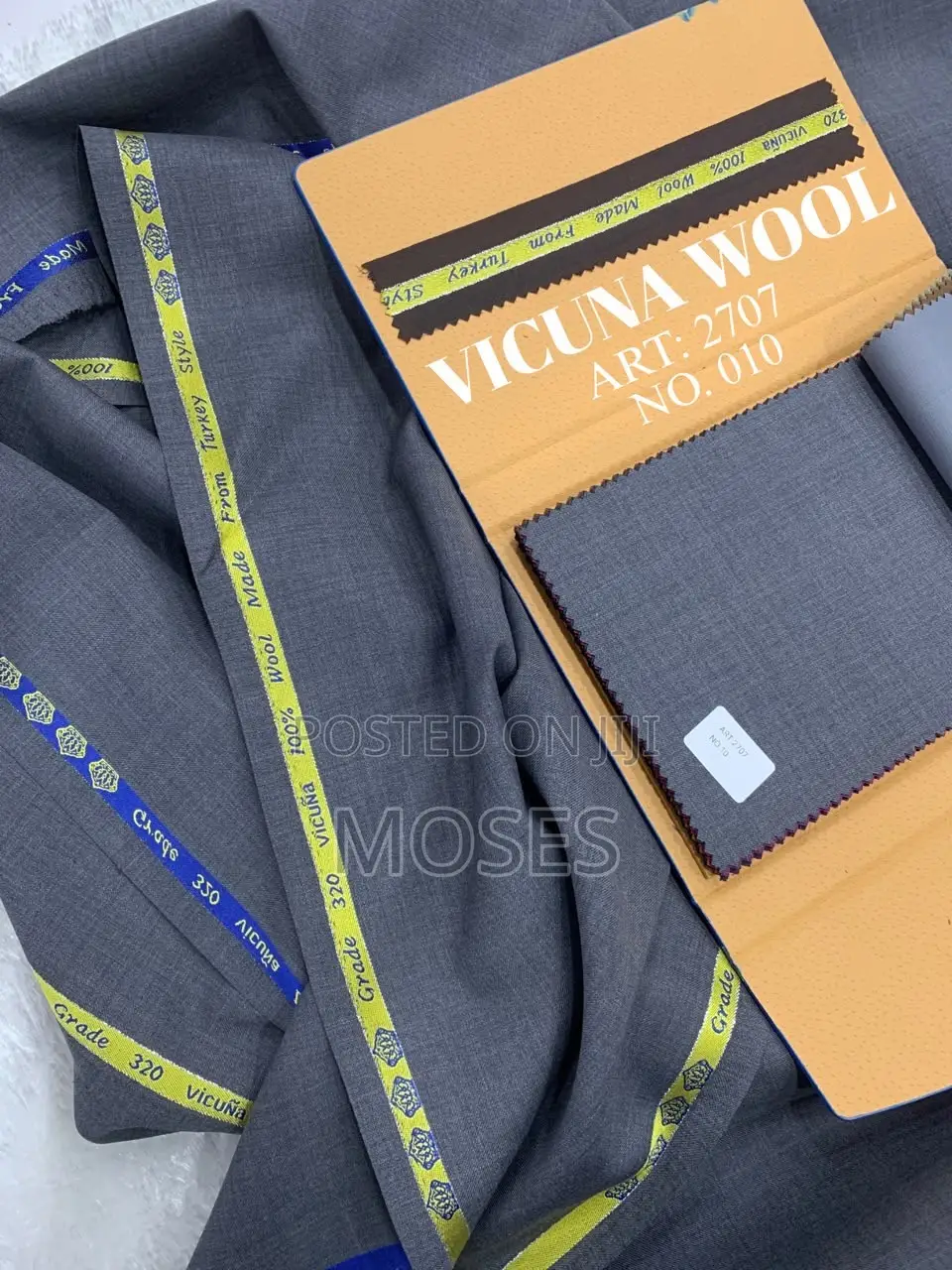 Original Vicunal Wool Grade 320-100% Turkish Wool-4 Yards