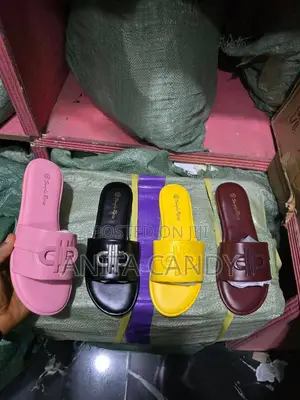 Hermes and Gucci Slippers