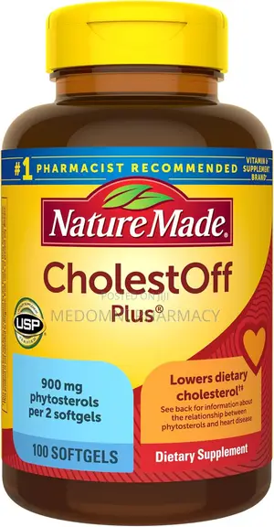 Nature Made CholestOff Plus Plant Sterols and Stanols - 100 Softgels