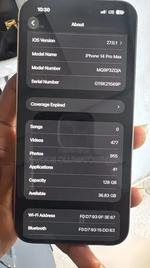 Apple iPhone 14 Pro Max 128 GB Gold
