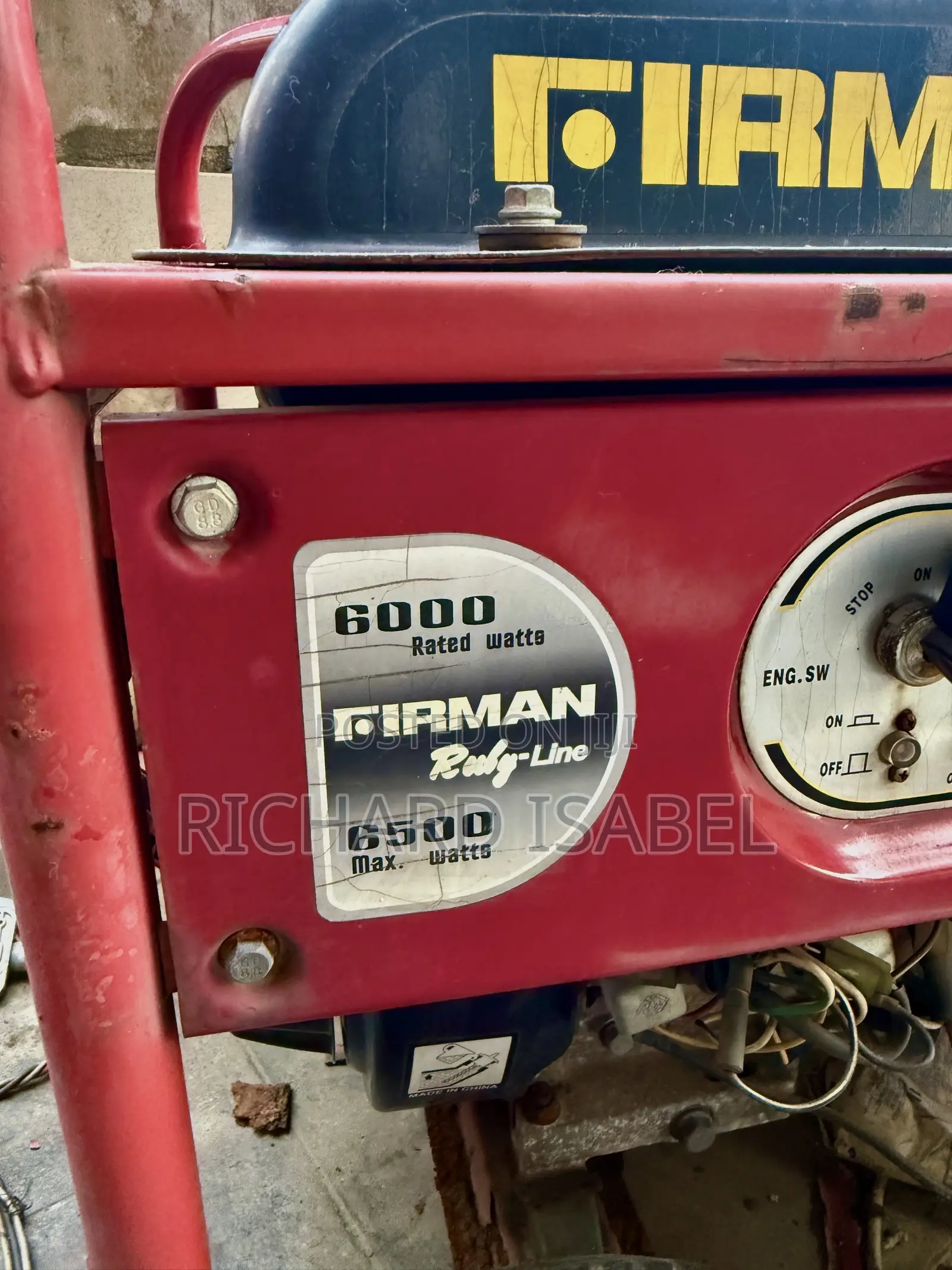 Firman Ruby-Line SPG8600E2 6500W Petrol Generator 16H