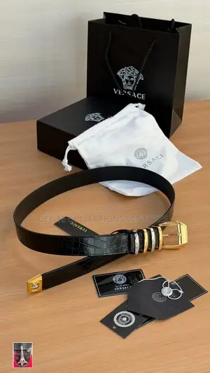 *Original Versace Belt Available in Store 
