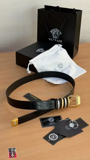 *Original Versace Belt Available in Store 