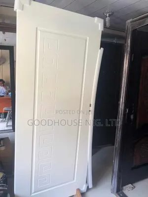 White HDF Wooden Door