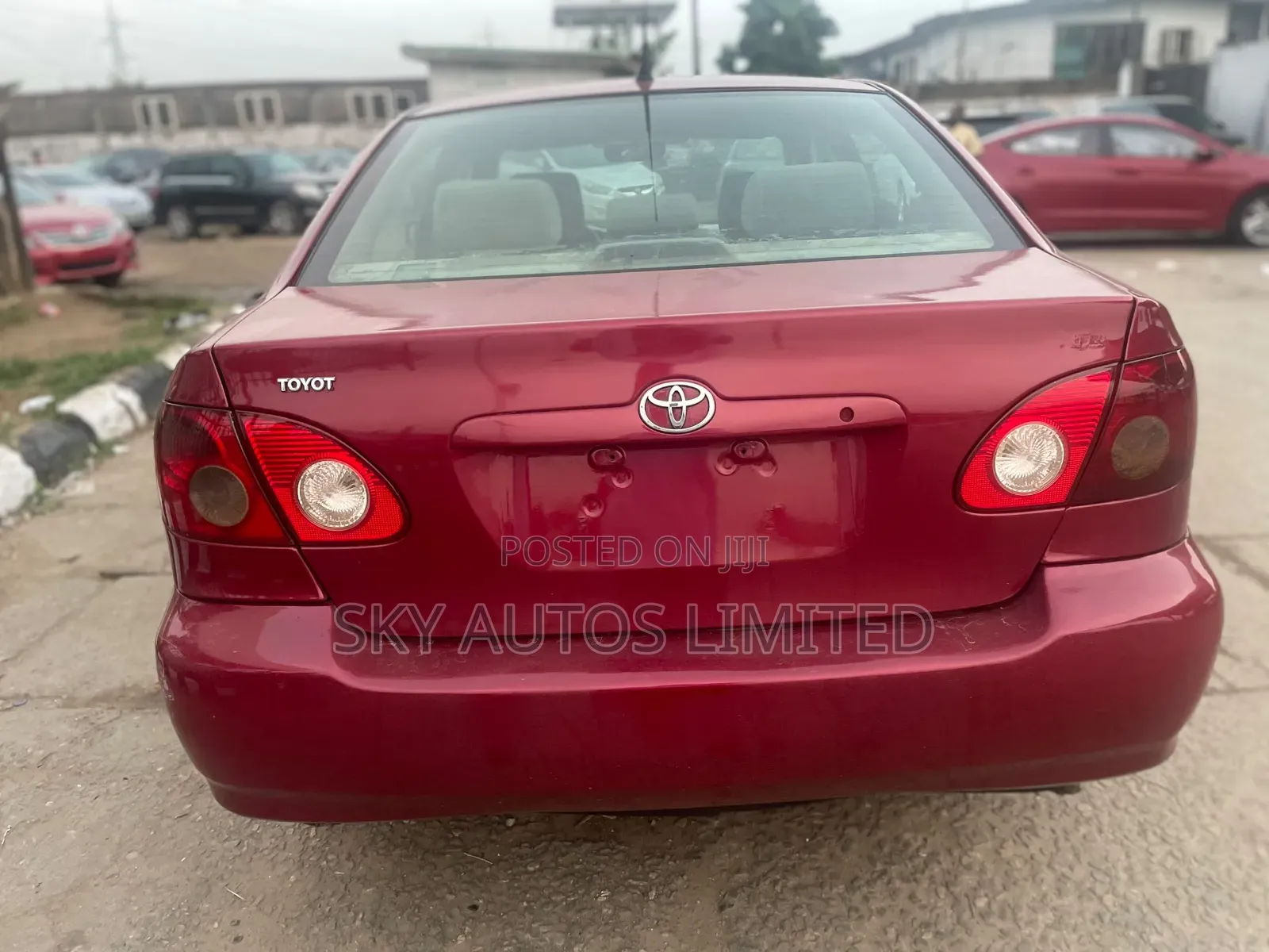 Toyota Corolla LE 2007 Red