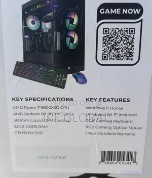 New Desktop Computer iBUYPOWER 16GB AMD Ryzen 7 SSD 1T
