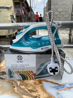 ZYRE Electric Steam Iron With Teflon Soleplate— 1600watts