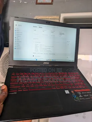 Laptop MSI GL62M 7RDX 8GB Intel Core i5 SSD 256GB