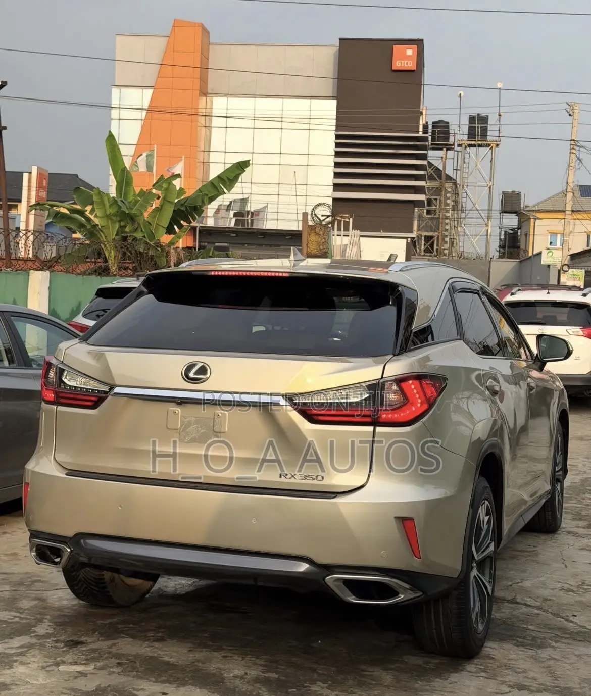 Lexus RX 350 AWD 2017 Gold