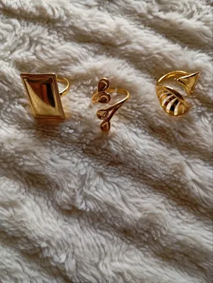 Non Tarnish Adjustable 3 Ring Set