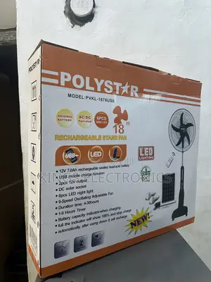 Polyester Rechargeable Fan