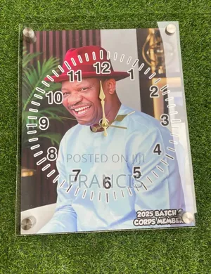 16by20 Acrylic Clock Frameless