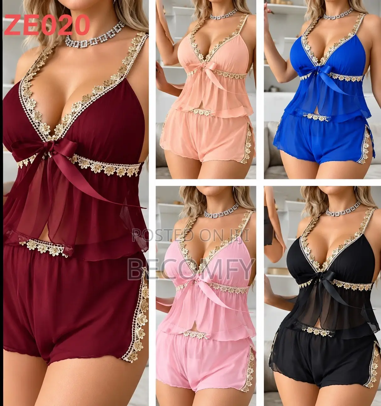 Beautiful 2pcs Sleepwear Set