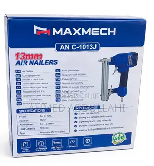MAXMECH AN C-1013j 13mm Pneumatic Air Nailer - Professional Staple Gun