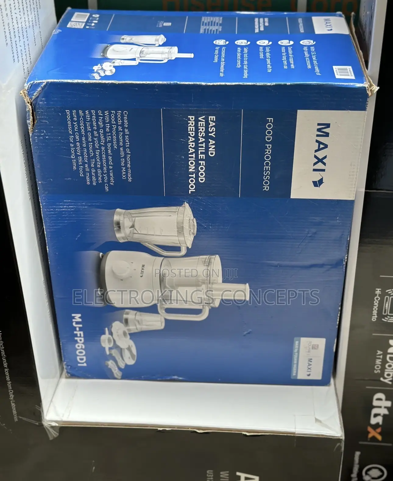 Maxi Food Processor With Blender and Extra Cup