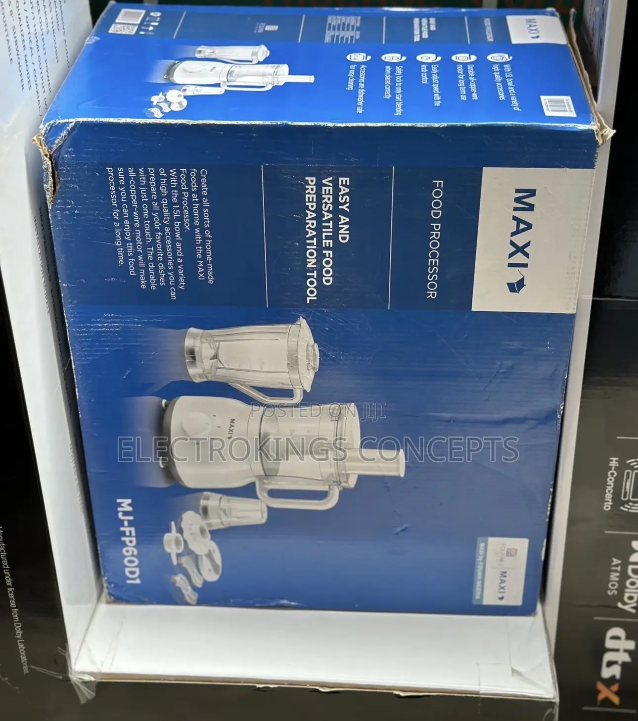 Maxi Food Processor With Blender and Extra Cup
