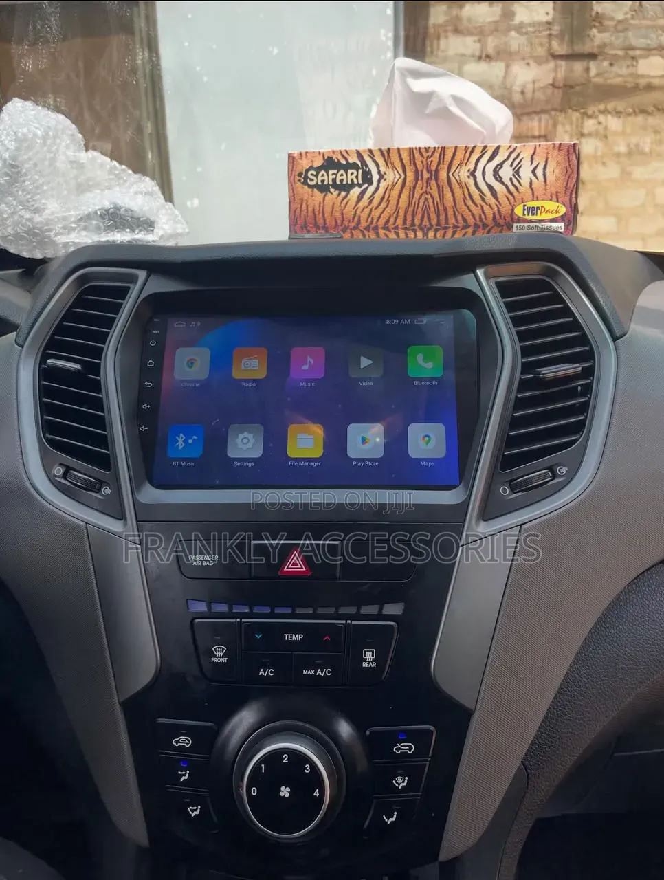 Santafe 2013 Navigation Android Screen With Reverse Camera