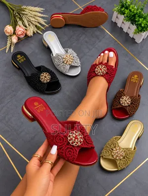 Ladies Luxury Flat Slippers