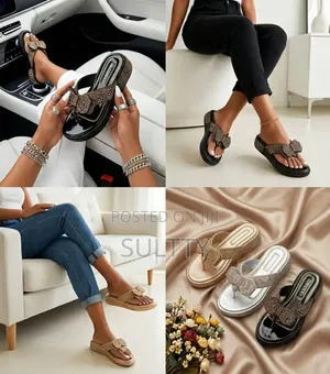 Ladies Luxury Flat Slippers