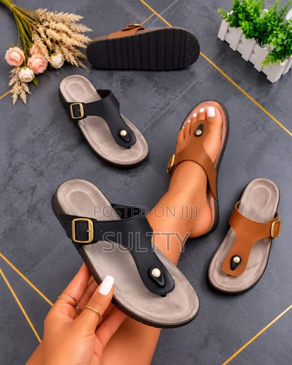 Ladies Luxury Flat Slippers