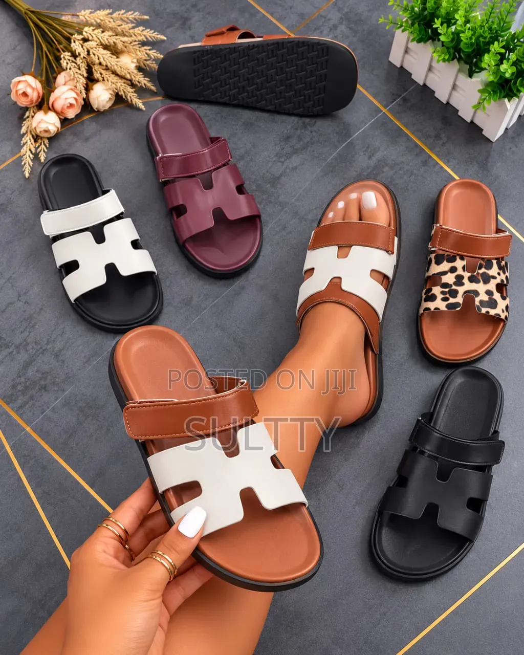 Ladies Luxury Flat Slippers