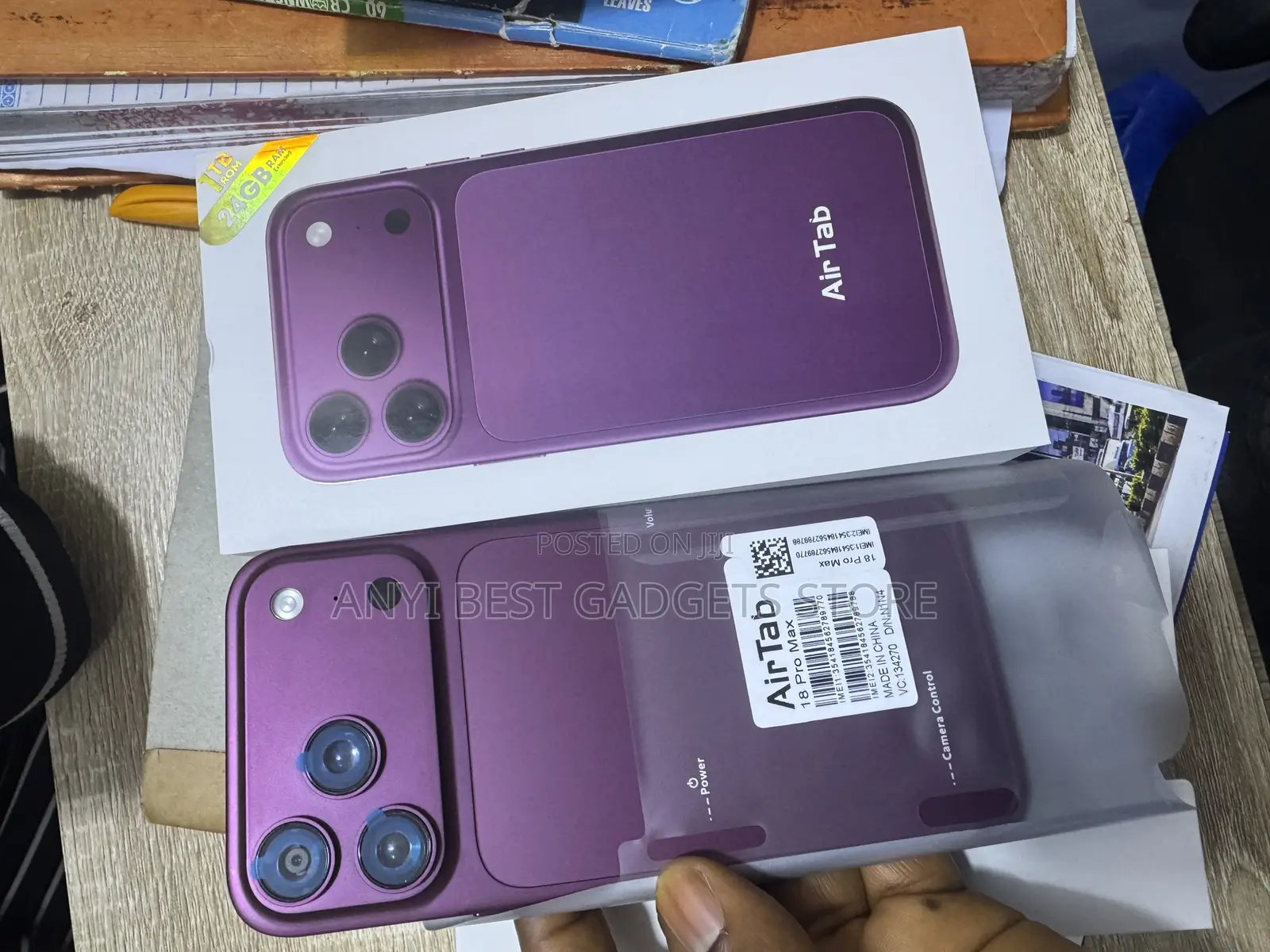 New AirTab i17 Pro Max 1 TB Purple