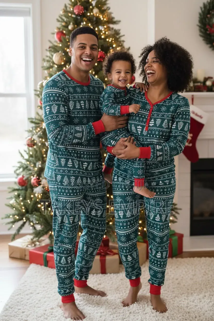 Button Down Christmas Pyjamas