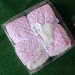 Fluffy Pink Baby Shawl