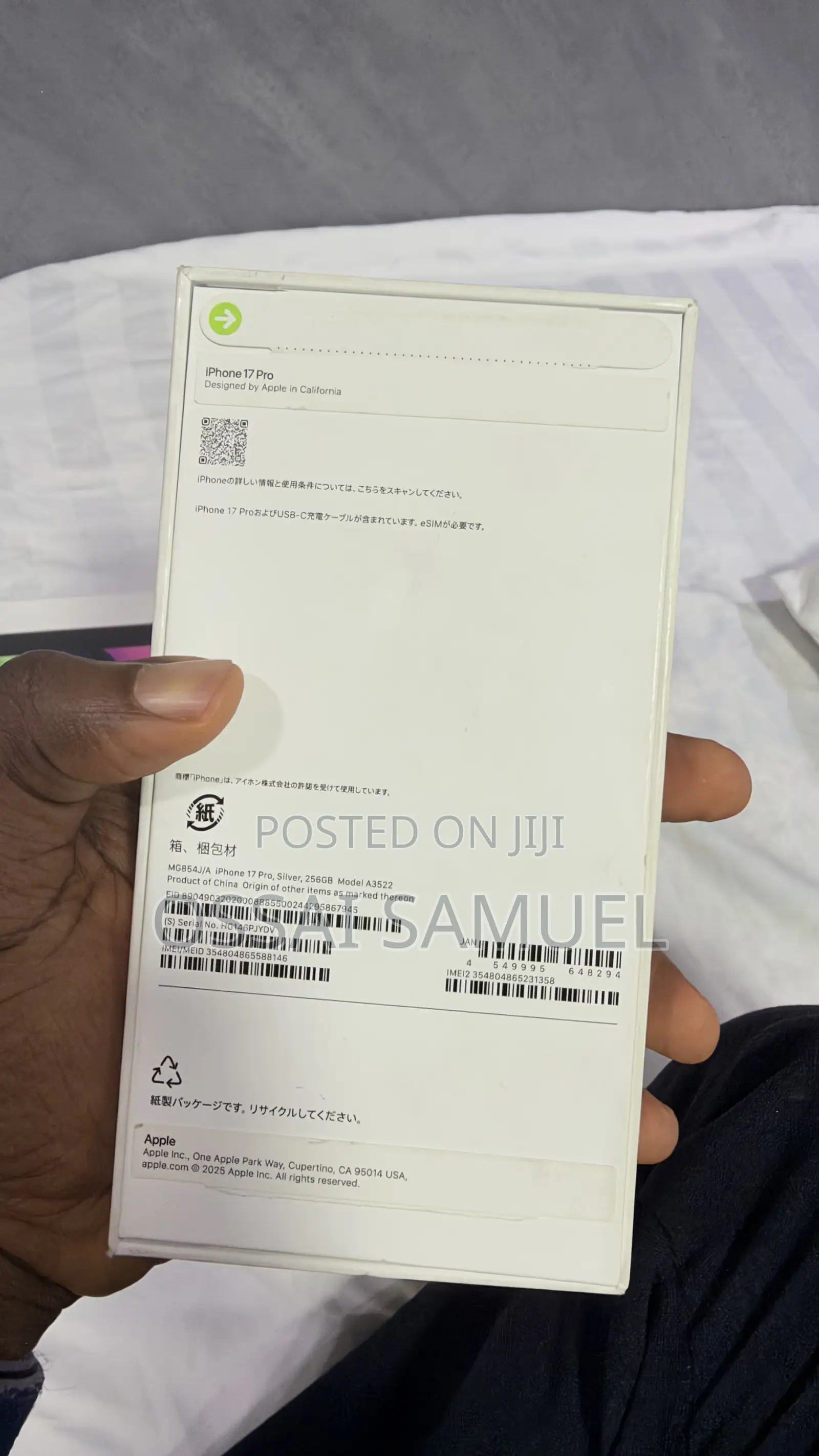Apple iPhone 17 Pro 256 GB Silver