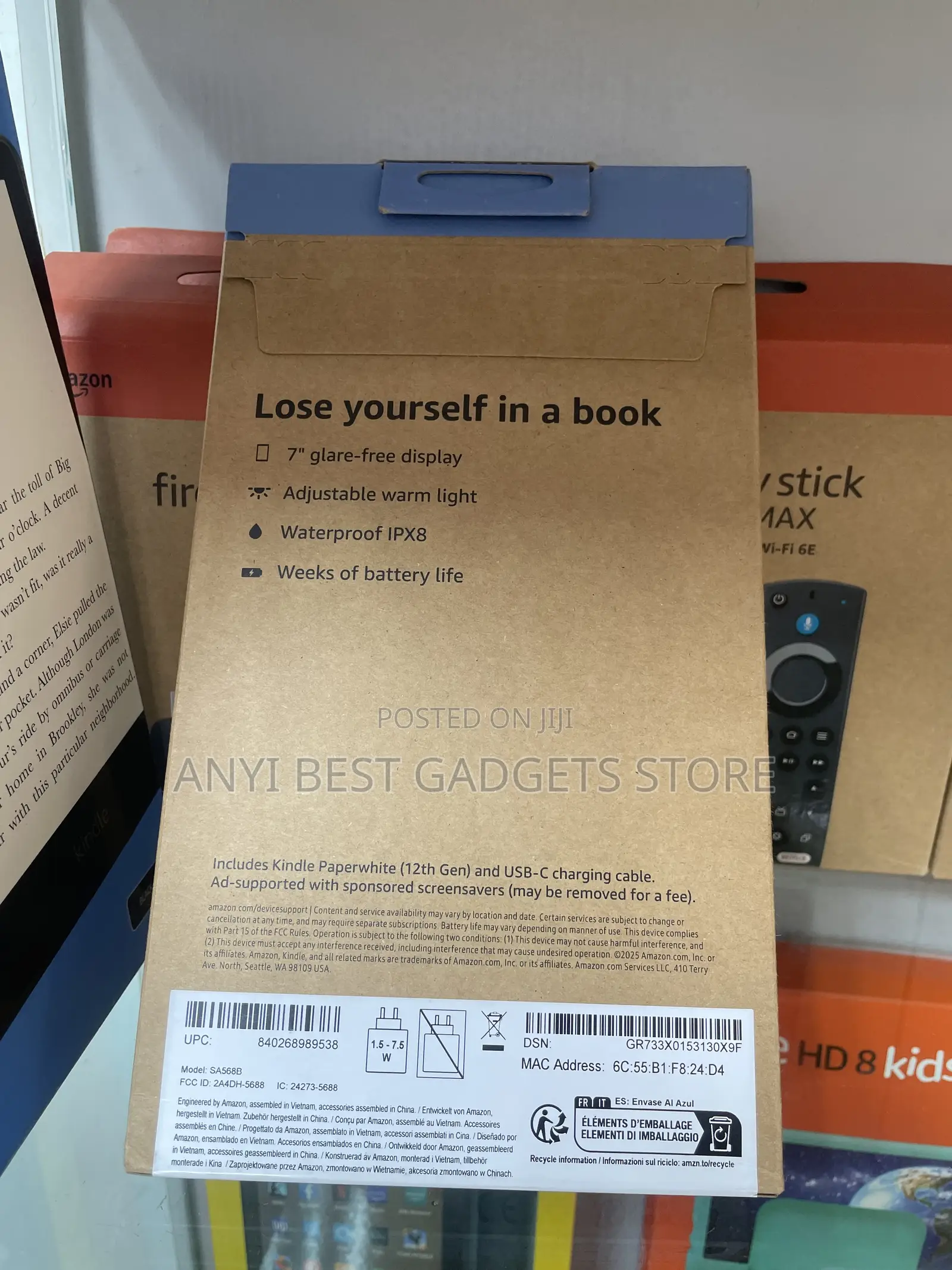 New Amazon Kindle Paperwhite 16 GB Black