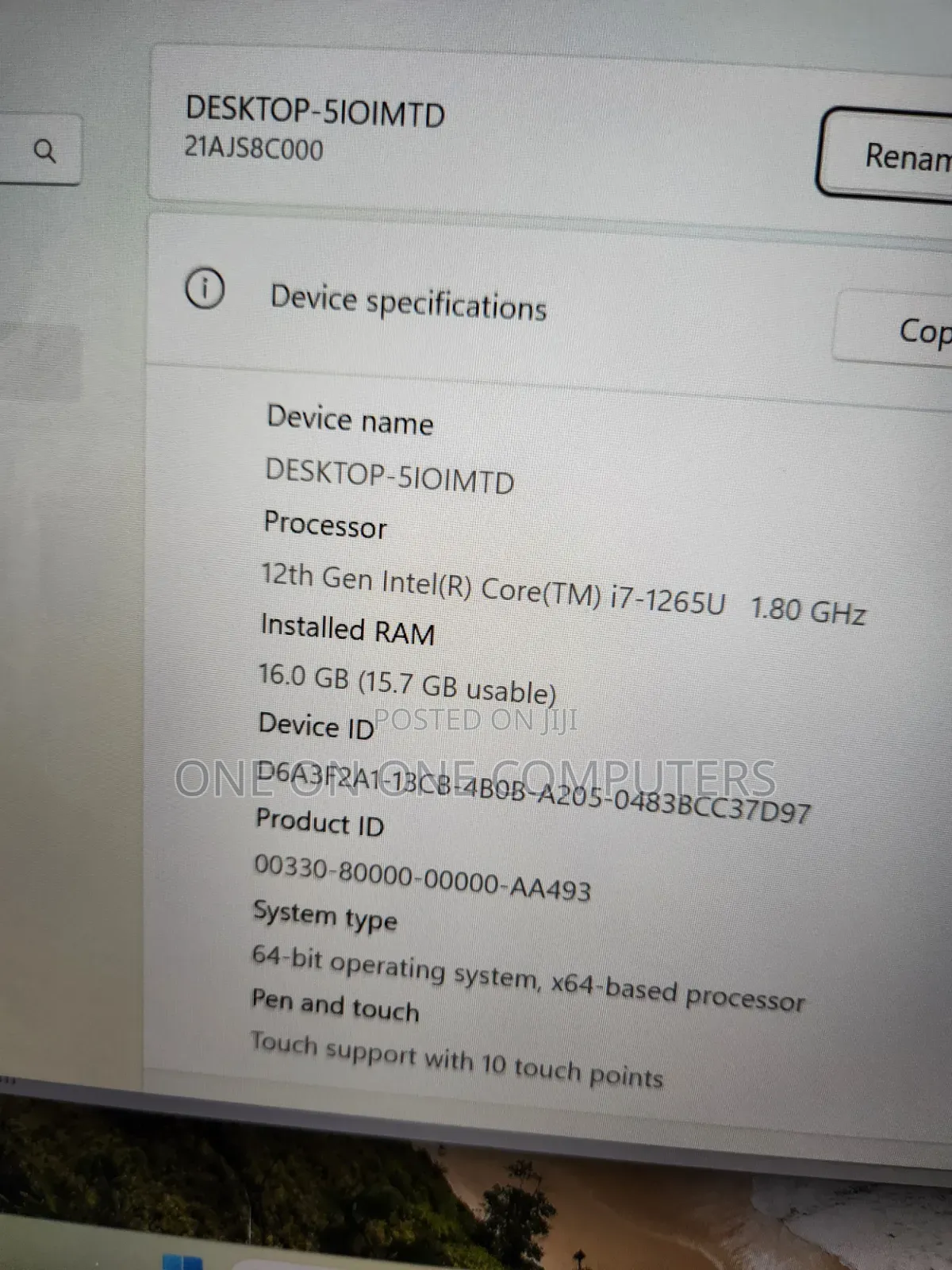 Laptop Lenovo ThinkPad T14 G3 16GB Intel Core i7 SSD 512GB