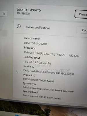 Laptop Lenovo ThinkPad T14 G3 16GB Intel Core i7 SSD 512GB