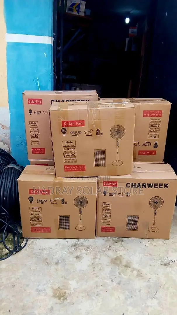 Solar Rechargeable Fan