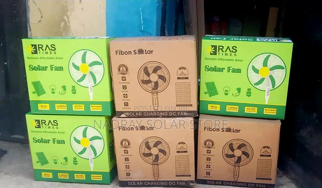 Solar Rechargeable Fan